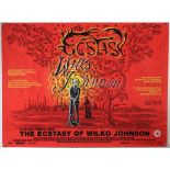 The Ecstasy of Wilko Johnson (2015) British Quad film poster, documentary by Julian Temple, rolled,