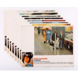 Le Mans (1971) Set of 8 US lobby cards for the Steve McQueen classic, 11 x 14 inches (8).