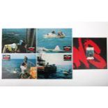 Jaws (1975) Souvenir brochure and four German lobby cards (5).
