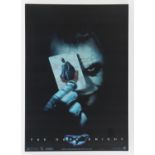 The Dark Knight (2008) Lenticular poster issued at Premiere screenings, Showing Batman / Harvey