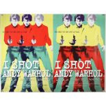 I Shot Andy Warhol (1996) British Quad film poster - Andy Warhol style poster featuring multiple