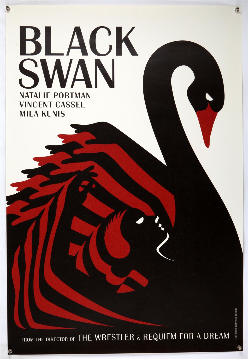 Black Swan (2010) Four Advance One Sheet film posters by the London design firm La Boca, - Image 2 of 4