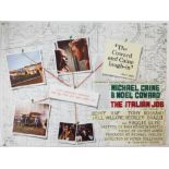The Italian Job (1969) British Quad film poster, starring Michael Caine & Noel Coward, Paramount,