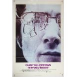 Straw Dogs (1971) US One Sheet film poster, style C, starring Dustin Hoffman, folded,