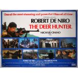 The Deer Hunter (1978) British Quad film poster, starring Robert De Niro, folded, 30 x 40 inches.