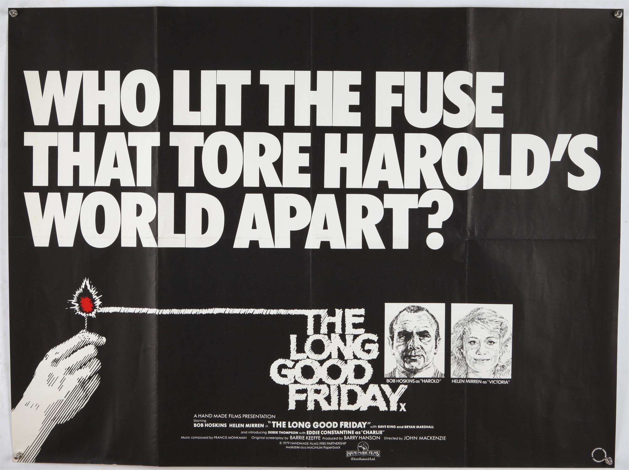 The Long Good Friday (1980) British Quad and Double Crown film posters, directed by John Mackenzie