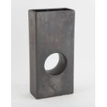 Sculptural ceramic. With central hole and marking to base. 31.5 x 15 x 7cm. From the Trevor Baxter
