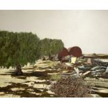 Joanna Whittle (b. 1974), 'Mars' (2001). Oil on canvas. Framed. Agnew label verso.