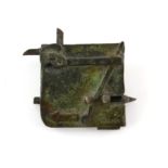 Balint Bolygo. 'Perpetual Mechanic Composition I'. Cast bronze. 11 x 10cm. From the Trevor Baxter