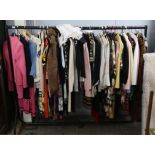 Large collection of contemporary ladies clothing mainly day wear in various fabrics approx sizes