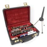 Buffet Crampon & Cie clarinet, stamped E13, in fitted case, with stand To be sold on behalf of The