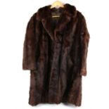 10 full length fur coats including Persian lamb , Mink, and Canadian Squirrel