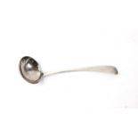 Georgian Scottish silver sauce ladle by John Graham Edinburgh 1808