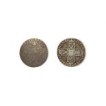 George the 3rd coin shillings 1758 and 1787
