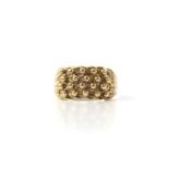 Keeper ring, in 9 ct yellow gold, ring size V