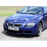 BMW M6 Coupe RL55NKN 4.9 litter M Sport Miles 83,833. Petrol BMW M6 coupe with full BMW service