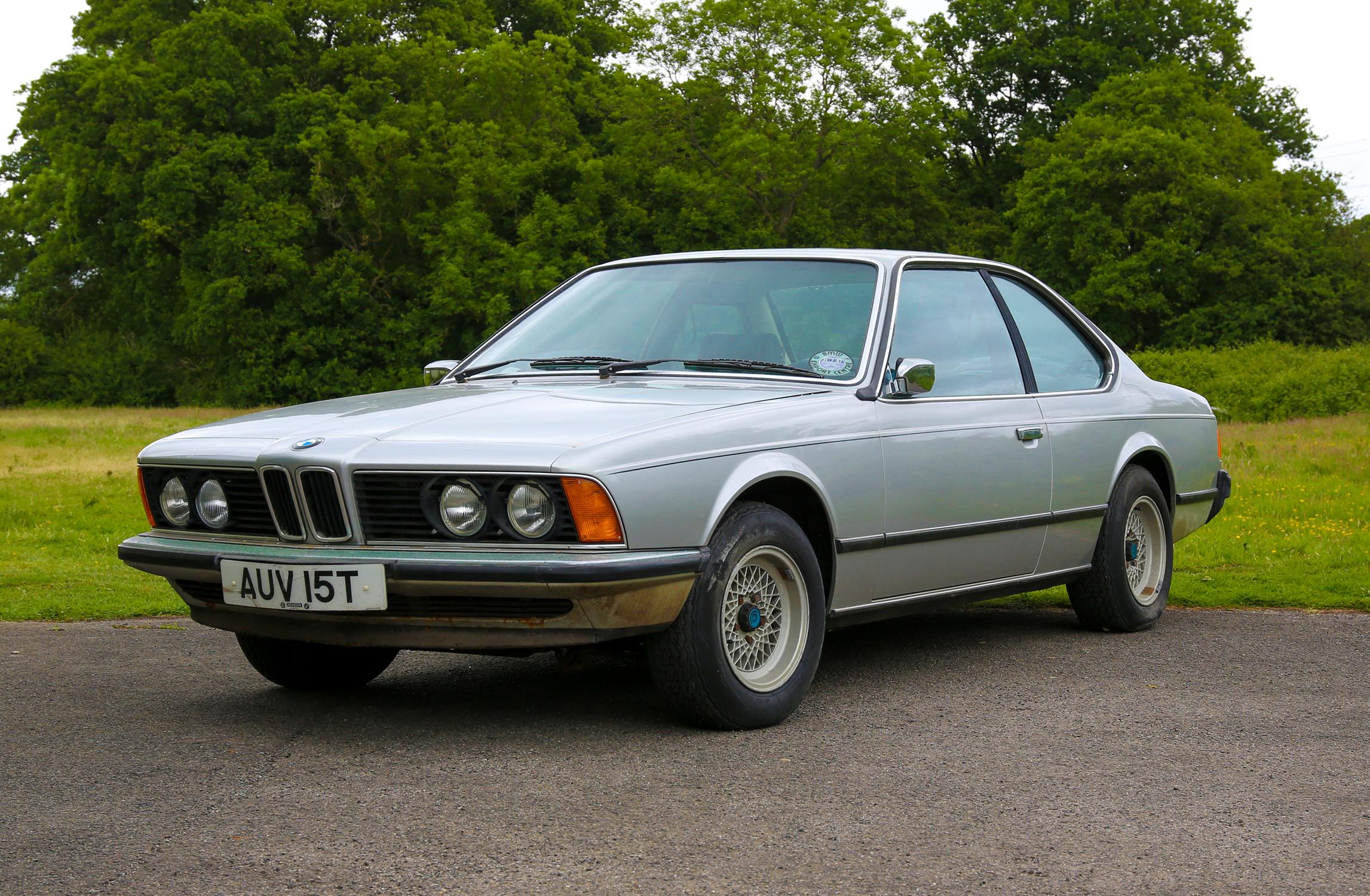 1979 BMW 633csi for Restoration/Recommissioning. Registration number AUV 15T Metallic Silver - Image 2 of 9