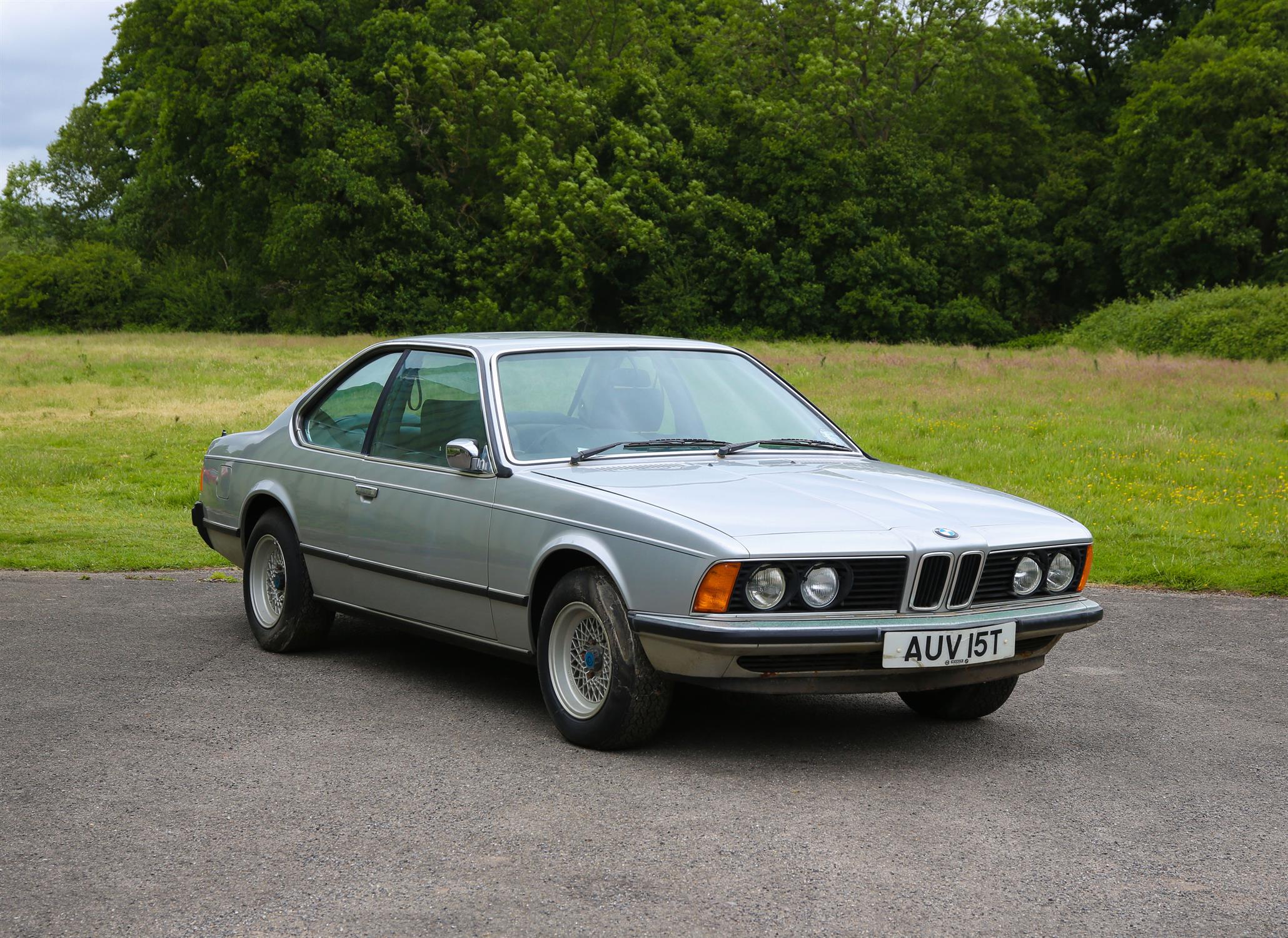 1979 BMW 633csi for Restoration/Recommissioning. Registration number AUV 15T Metallic Silver