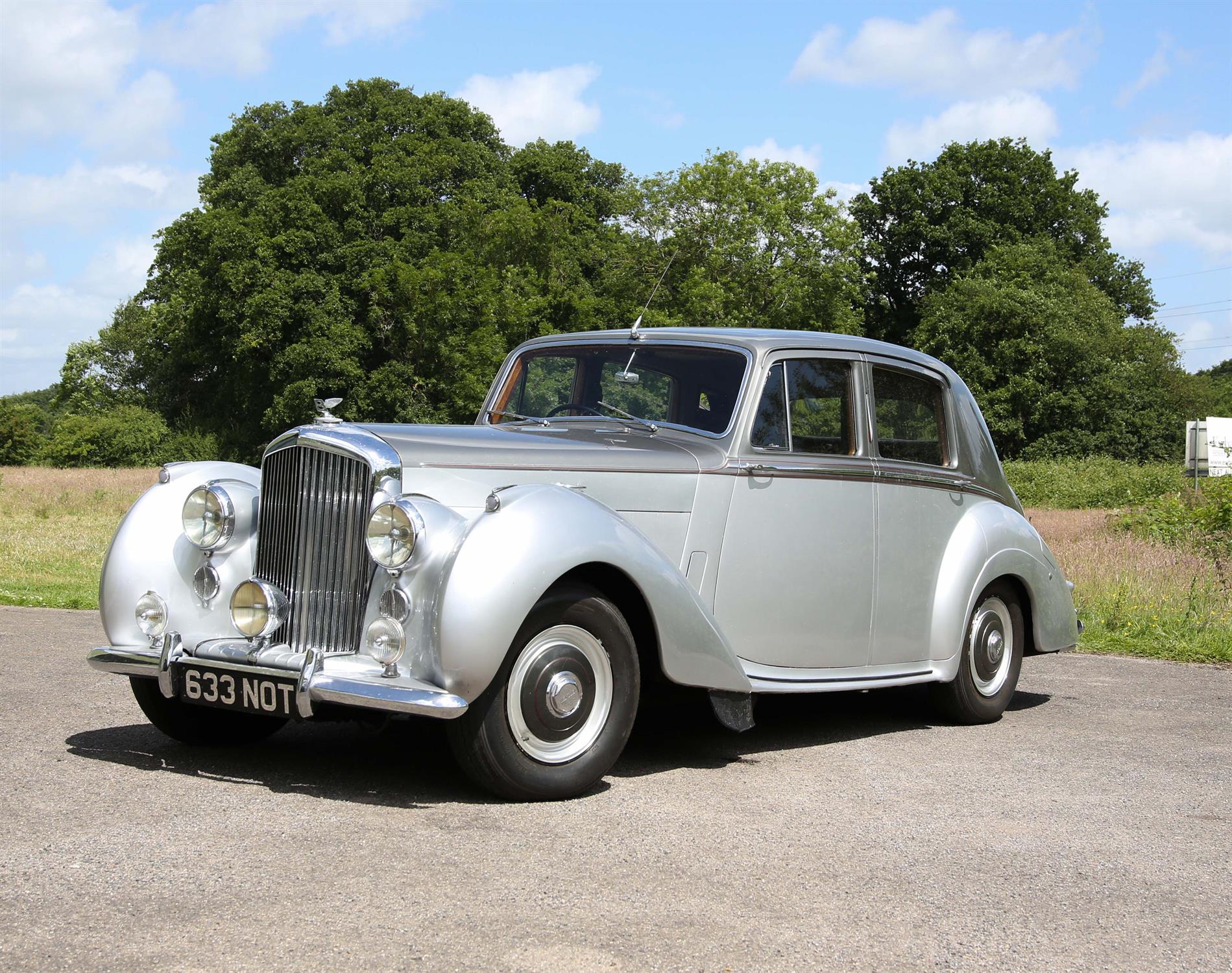 1953 R Type Bentley. 4.5L. Silver Grey. Four speed automatic. Registration number 633 NOT. - Image 2 of 15