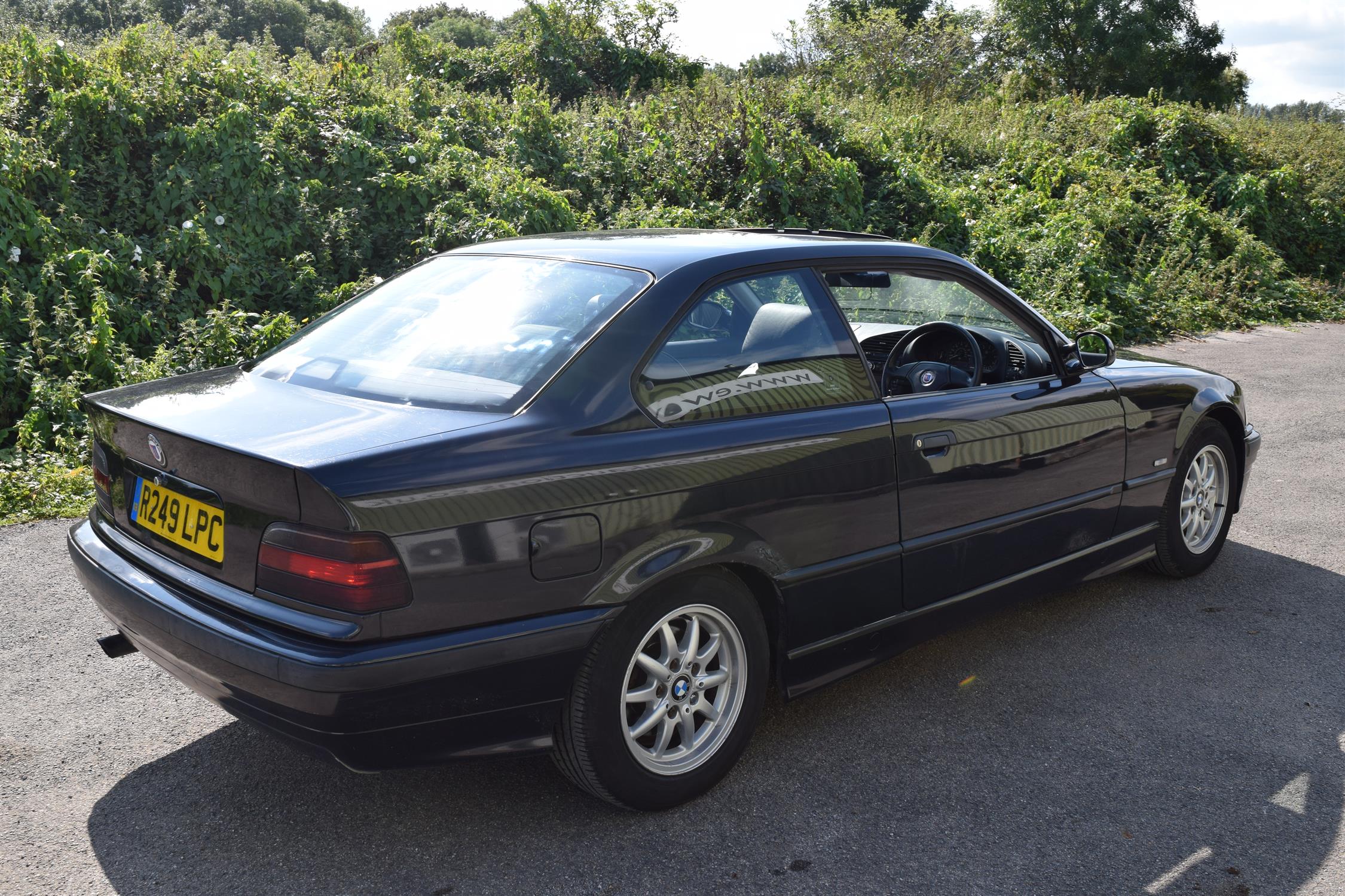 1997 BMW E36 2.5l Auto - Black on black - Odometer reading 211,000 miles, MOT’d until September - Image 2 of 20