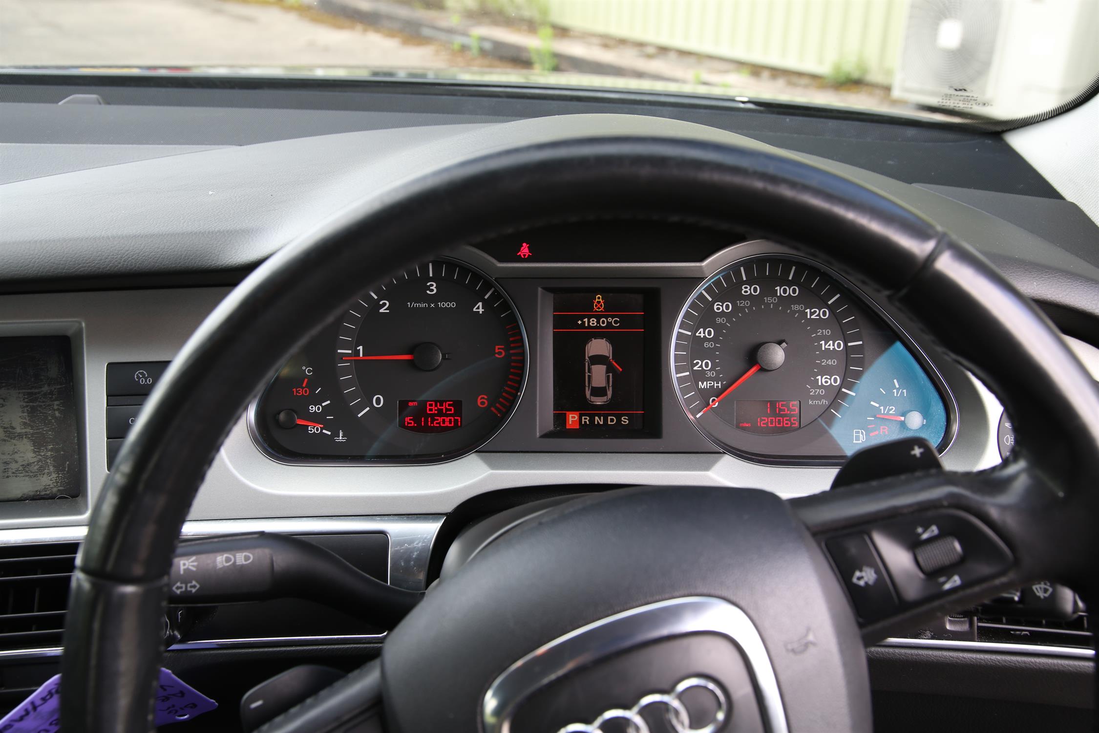 Black Audi A6 SE TDI. Registration number AB08 VNJ. 4 door saloon. First registered 25-06-2008. - Image 8 of 11