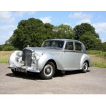 1953 R Type Bentley. 4.5L. Silver Grey. Four speed automatic. Registration number 633 NOT.
