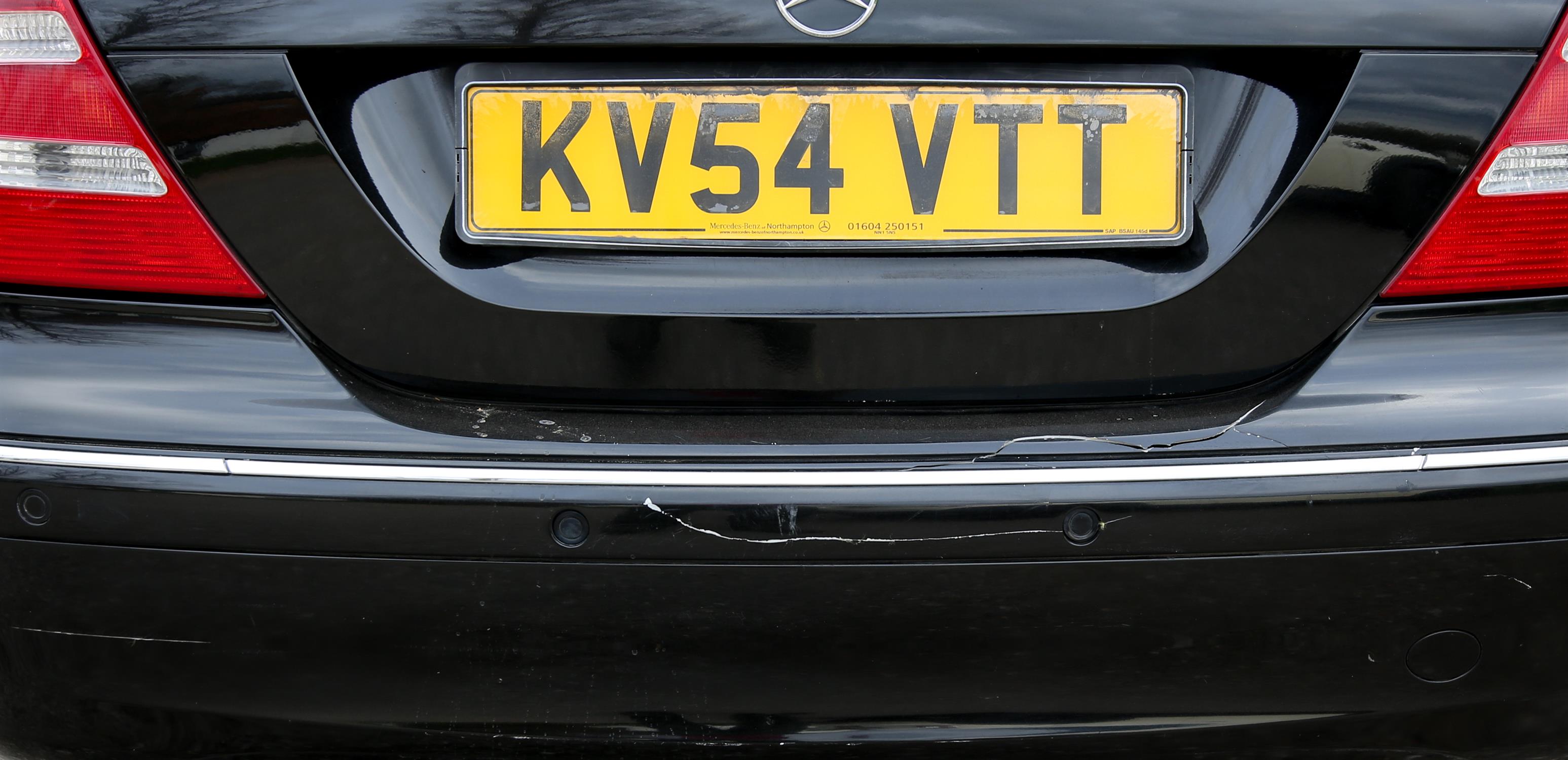 Mercedes CLK 200 Elegance Kompressor convertible in black. Registration number KV54 VTT. - Image 17 of 19