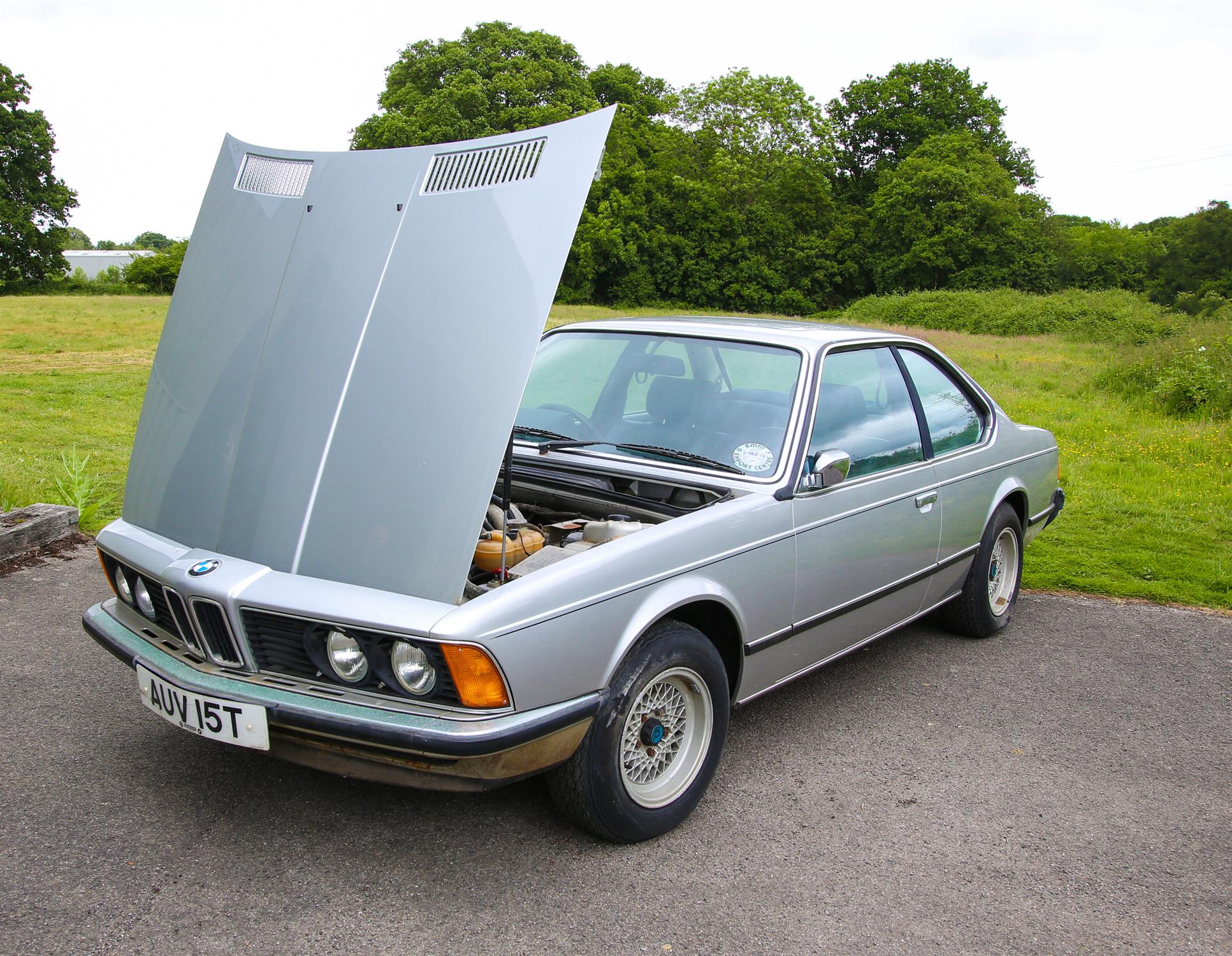 1979 BMW 633csi for Restoration/Recommissioning. Registration number AUV 15T Metallic Silver - Image 3 of 9