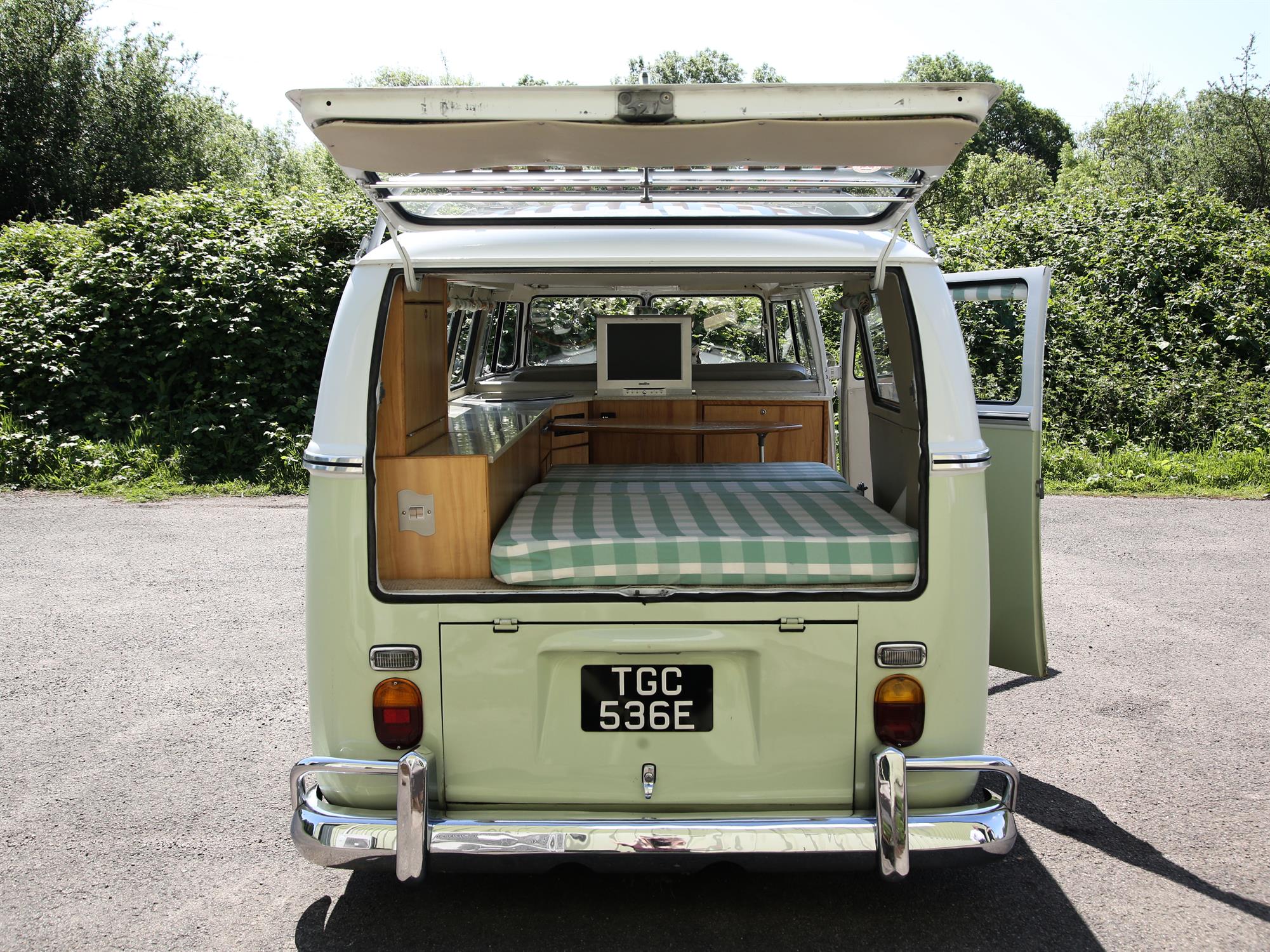 VW split screen campervan, 1967. Registration number TGC 536E. - High spec upgrades completed to - Image 6 of 21