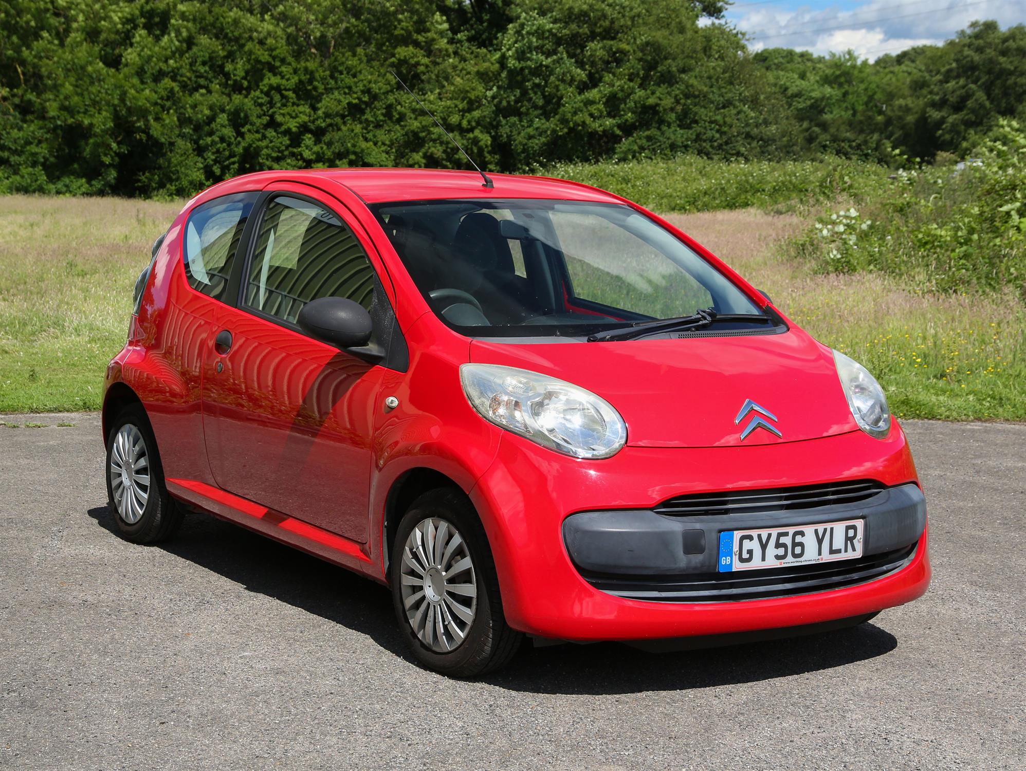 Citroen C1, 5 speed manual. Registration number GY56 YLR. Well looked after being a one owner car.