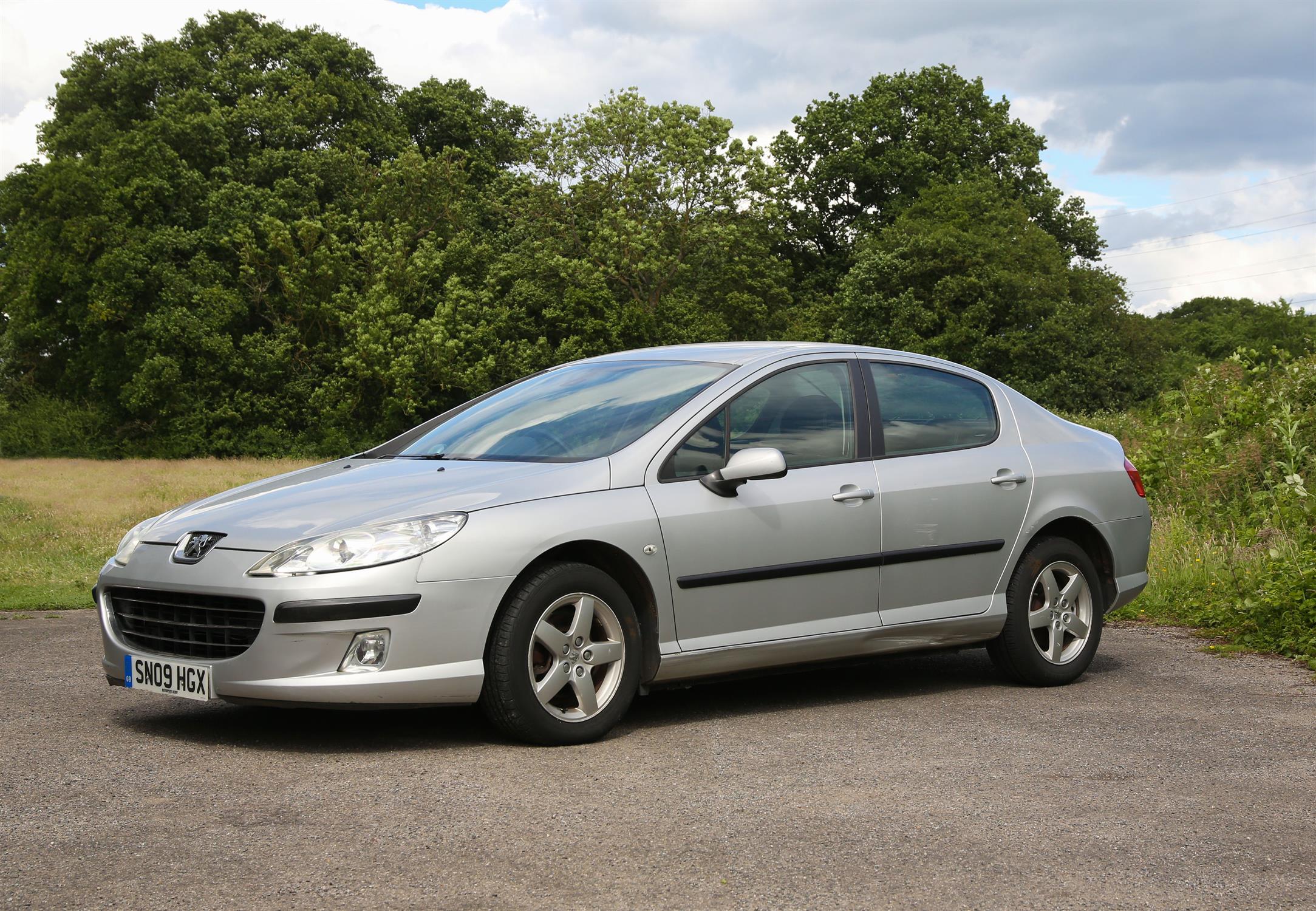 Peugeot 407 SE 4 door. Registration number SN09 HGX. First registered 18-03-2009.