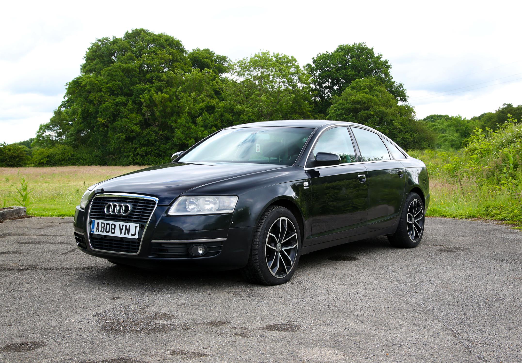 Black Audi A6 SE TDI. Registration number AB08 VNJ. 4 door saloon. First registered 25-06-2008. - Image 2 of 11