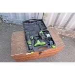 Lamborghini battery power drill and 2 battery's.