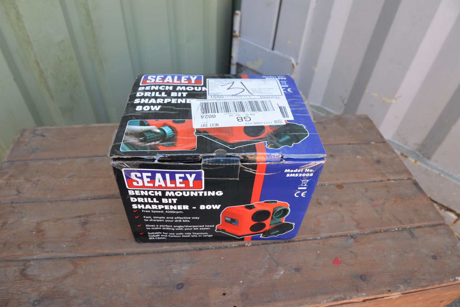 Sealey bench mounting drill bit sharpener.