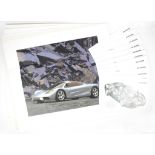 A quantity of McLaren racing car prints