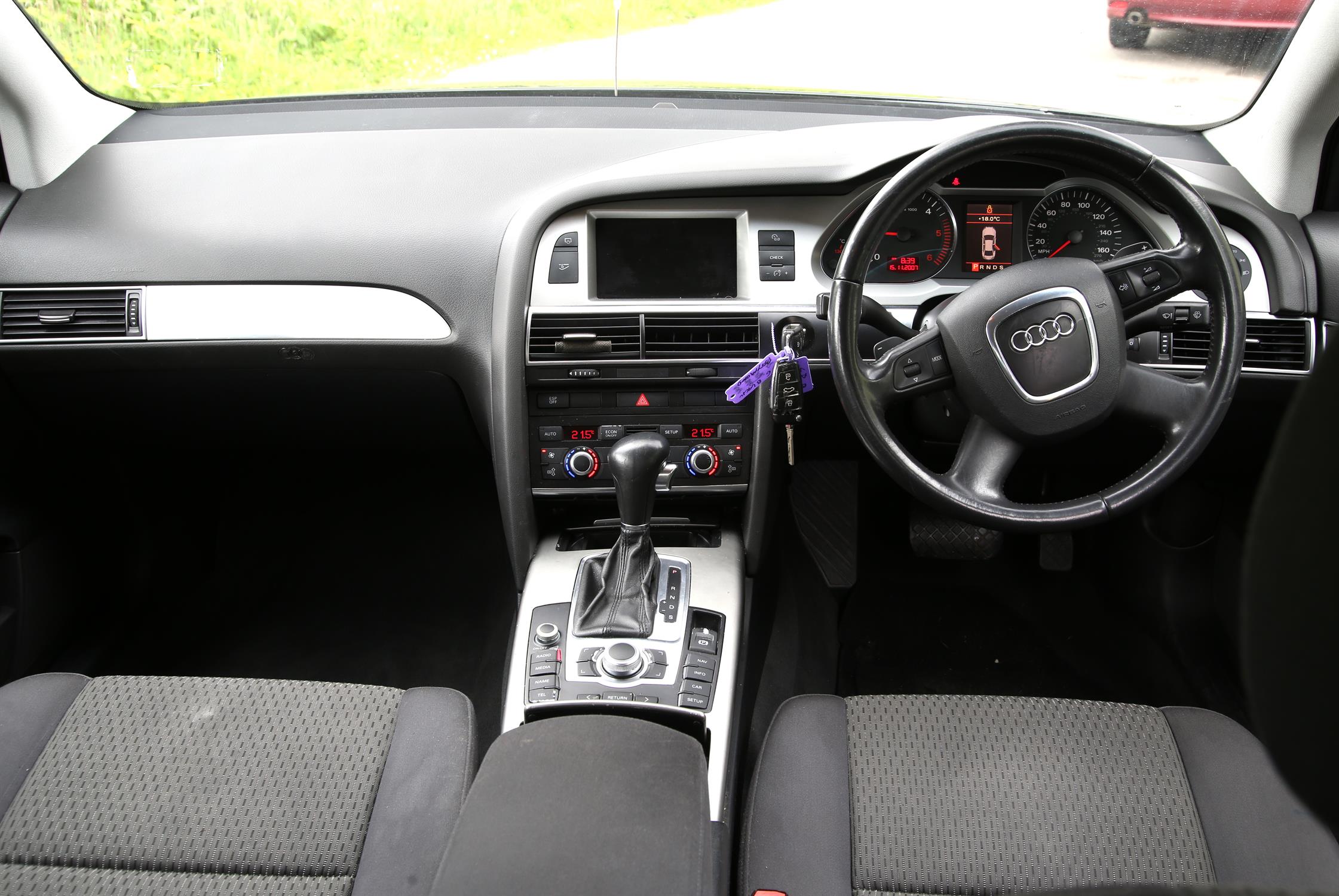 Black Audi A6 SE TDI. Registration number AB08 VNJ. 4 door saloon. First registered 25-06-2008. - Image 5 of 11