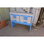 Tool metal storage unit with 6 draws.