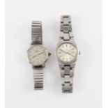 Baume & Mercier, a ladies reference 4600-23/32 stainless steel wristwatch the signed dial with