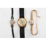 Three wristwatches, including a gents Girard-Perregaux Firestone wristwatch, 40mm case featuring a