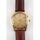 Omega Seamaster, gold tone dial, gold tone hour markers and hands, automatic movement,