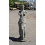 Reconstituted stone figure of Venus Di Milo, 87 cm high