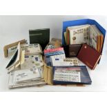 Box containing British E. Africa stamps from Kenya, Malawi, Uganda, mostly 1970's mint blocks and