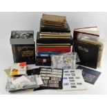 Quantity of World Stamps in Albums, Stock Books, including Lincoln Album, Packets,
