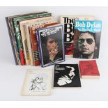 Collection of Rock Music related books including a sought after copy of The Big Beat by Max
