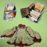 Selection of reference books, fashion, sewing, architecture, costume, theatre set design, art,