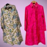 1960/70s superb quality original iconic silk shirt-waister dresses by CALYPSO BERMUDA.