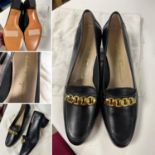 Ladies unworn vintage 1990s classic style SALVATORE FERRAGAMO Boutique Italian designer black