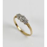 9ct gold boxed ring