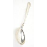 Danish silver sifting spoon by Christian F Heise, 121 grams, Copenhagen 1925, A Michelsen