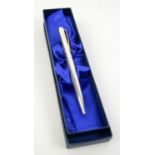 Boxed Millennium silver pen, by SA, Birmingham